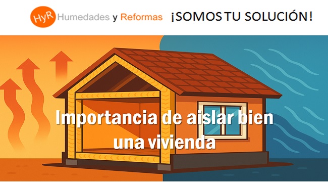 importancia de aislar bien una vivienda