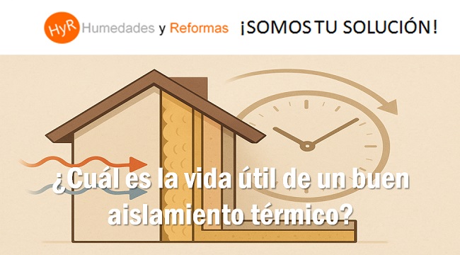 cuál es la vida útil de un buen aislamiento térmico